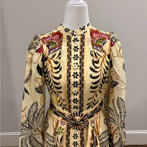 Farm Rio Classic Nature Sand Mini Dress - Picture 5 of 12